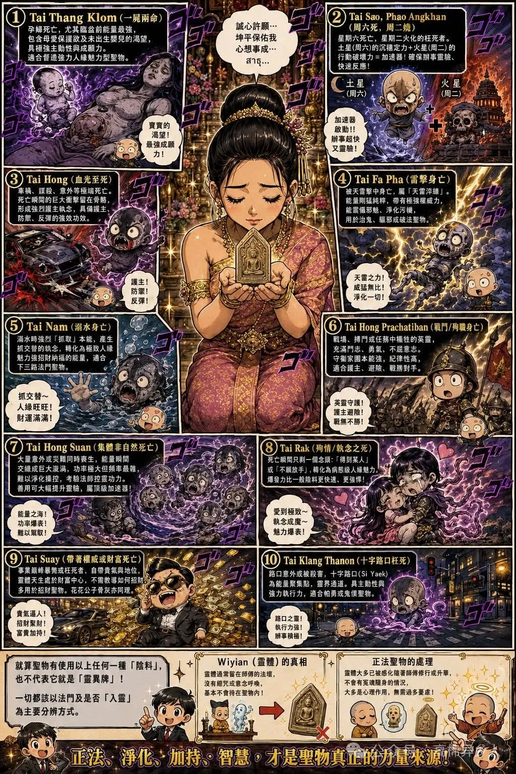 不同皮逮鸿(枉死灵)的分类