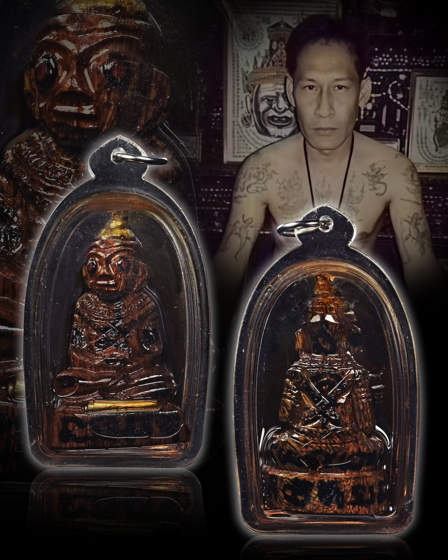 阿赞put · 千妻拍婴 木雕 2560