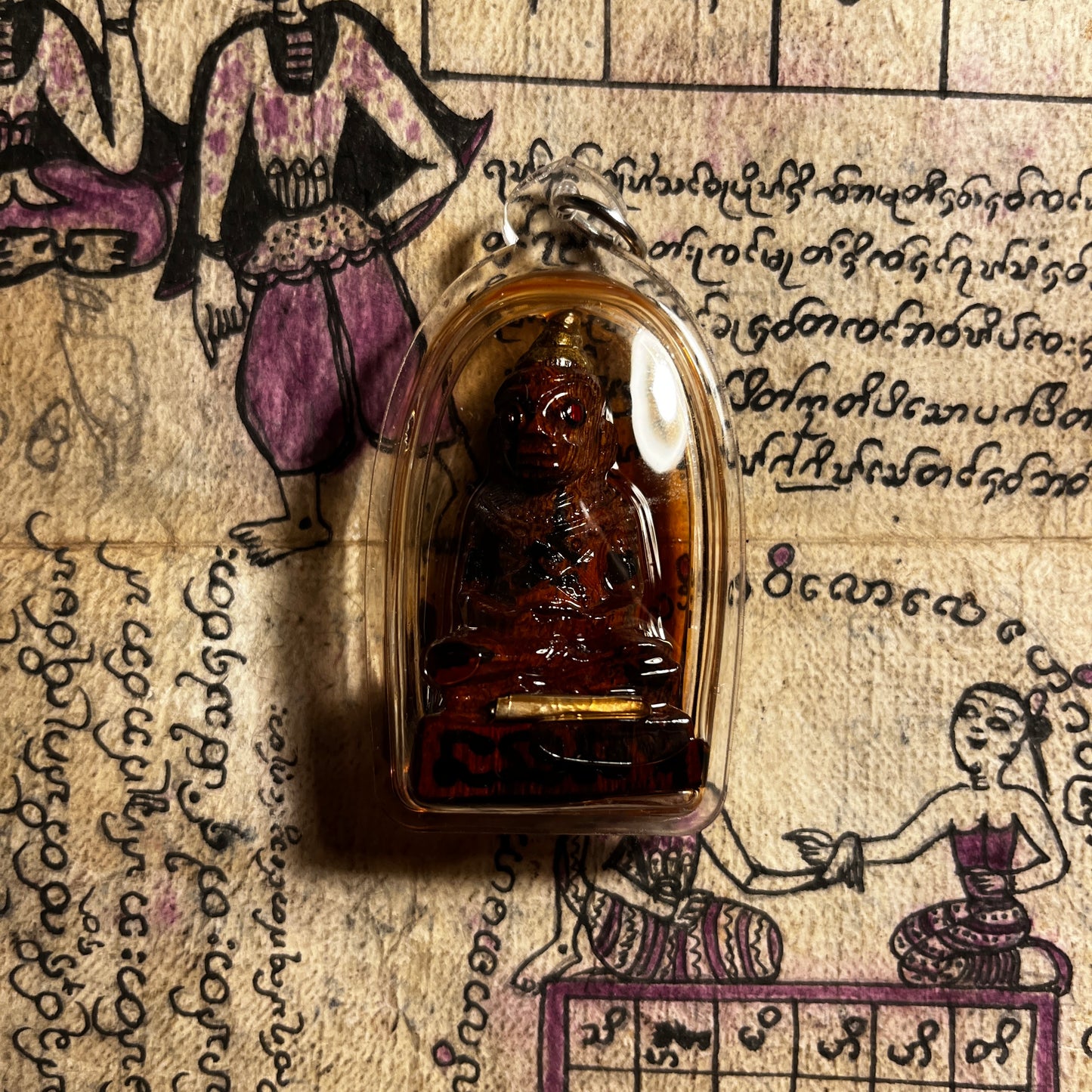 阿赞put · 千妻拍婴 木雕 2560