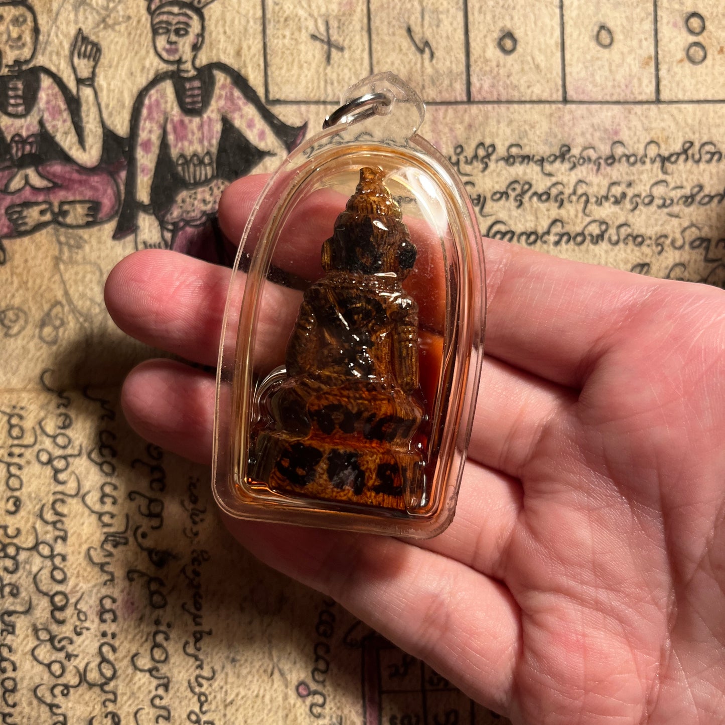 阿赞put · 千妻拍婴 木雕 2560