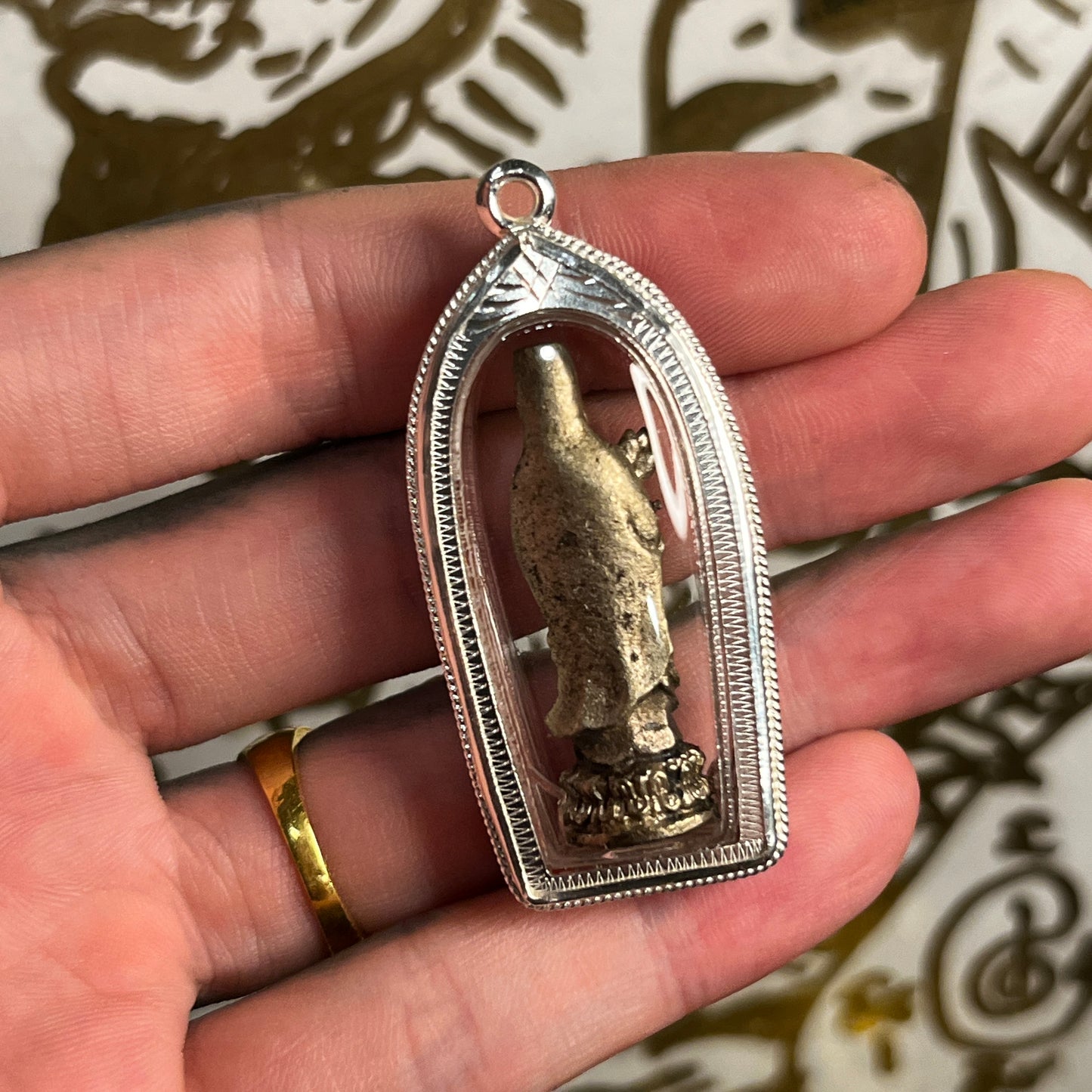 龙婆通蜀 · 消业障 救世宝瓶观音 2518（纯银）