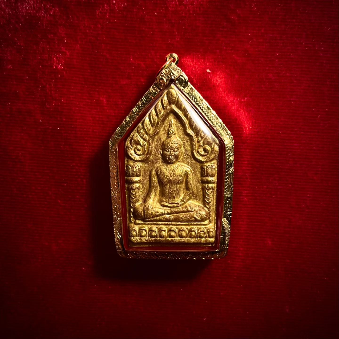 阿赞wala · 金面母子骨坤平佛 2543