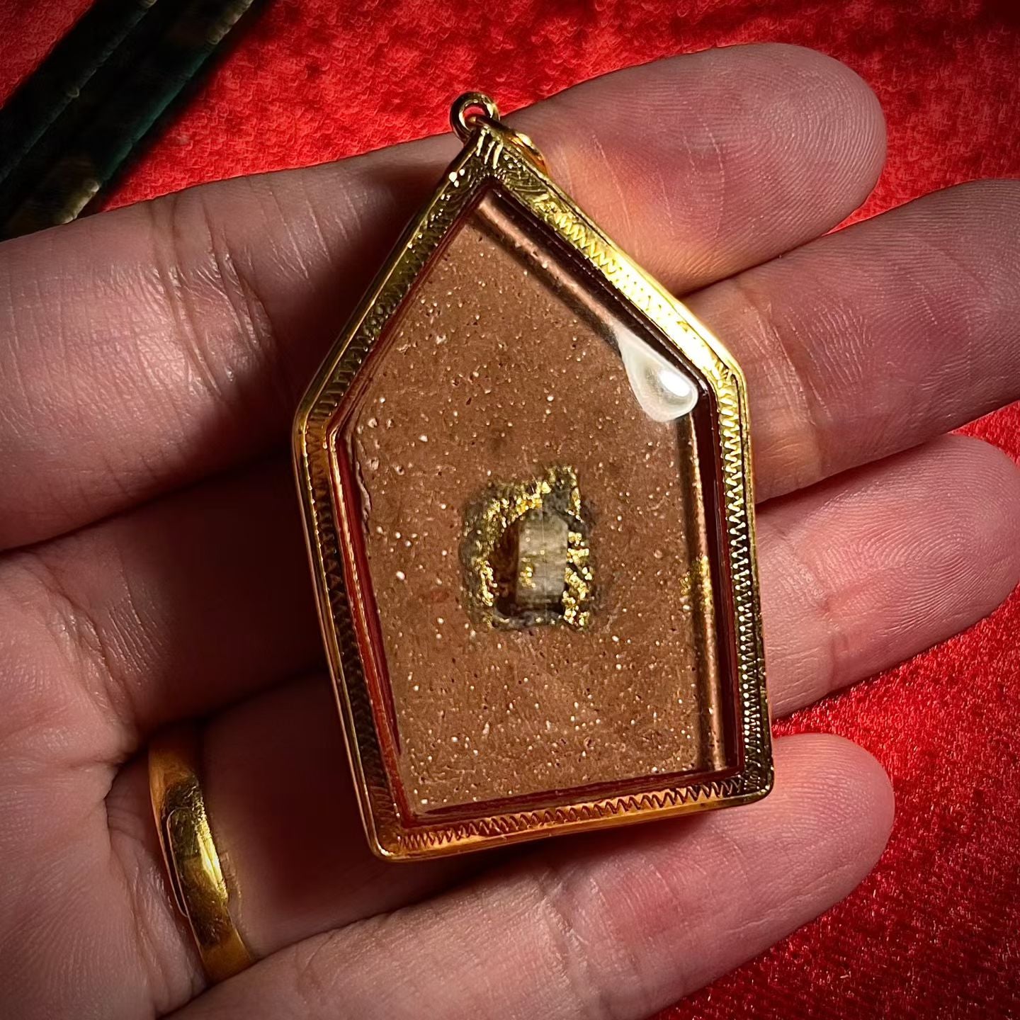 阿赞wala · 金面母子骨坤平佛 2543