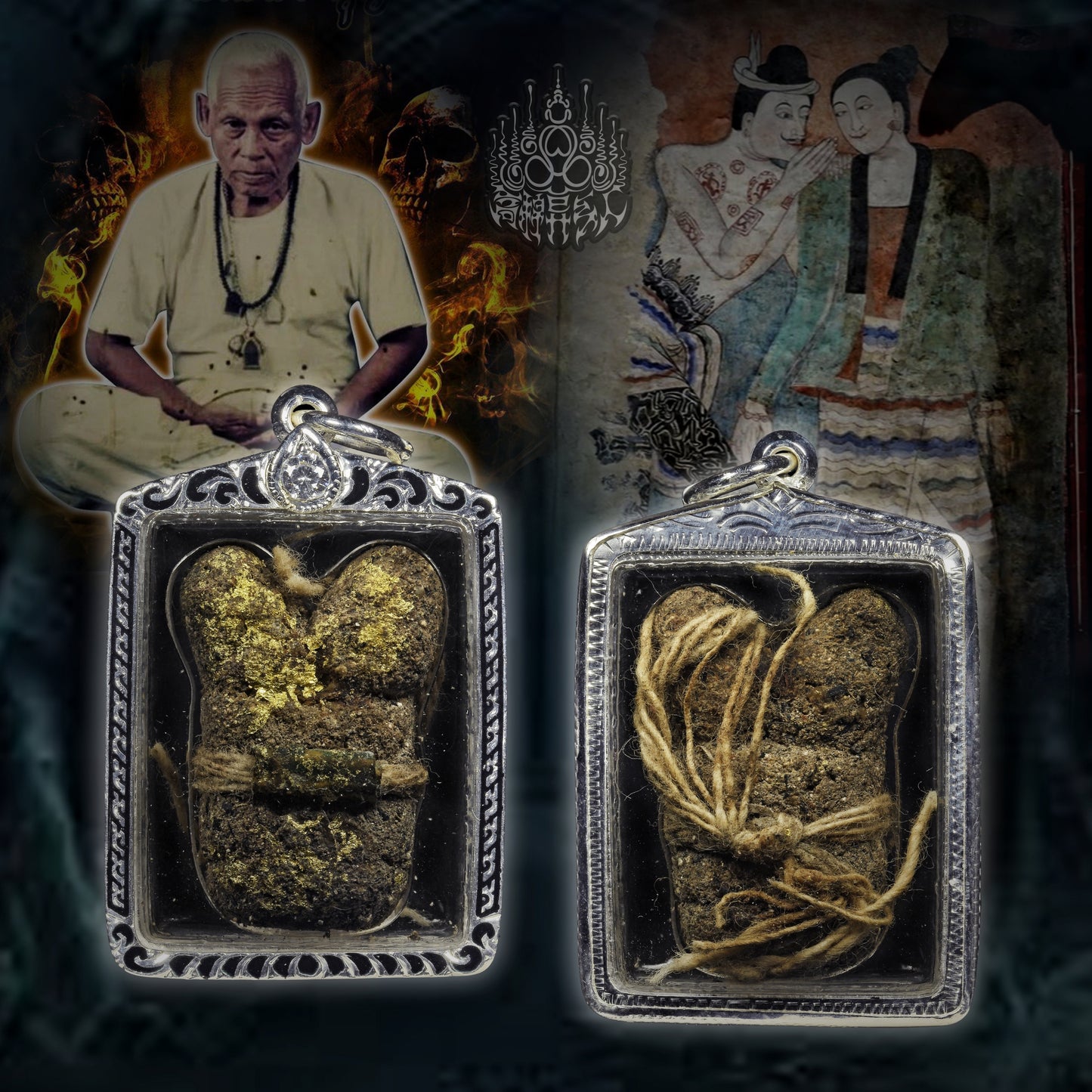 阿赞并 · 纯金塔固燕通（蜂蜡）