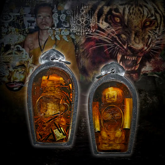 阿赞奥 · 人鱼骨雕虎女 2554