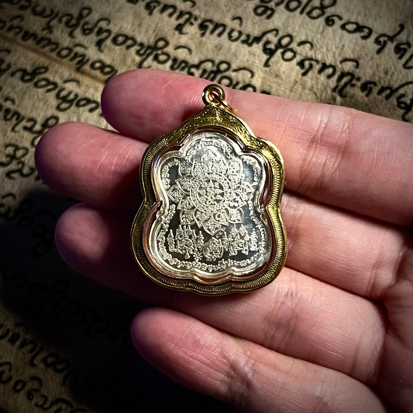 阿赞旁/婆旁·察蒙坤 莲花必打佛