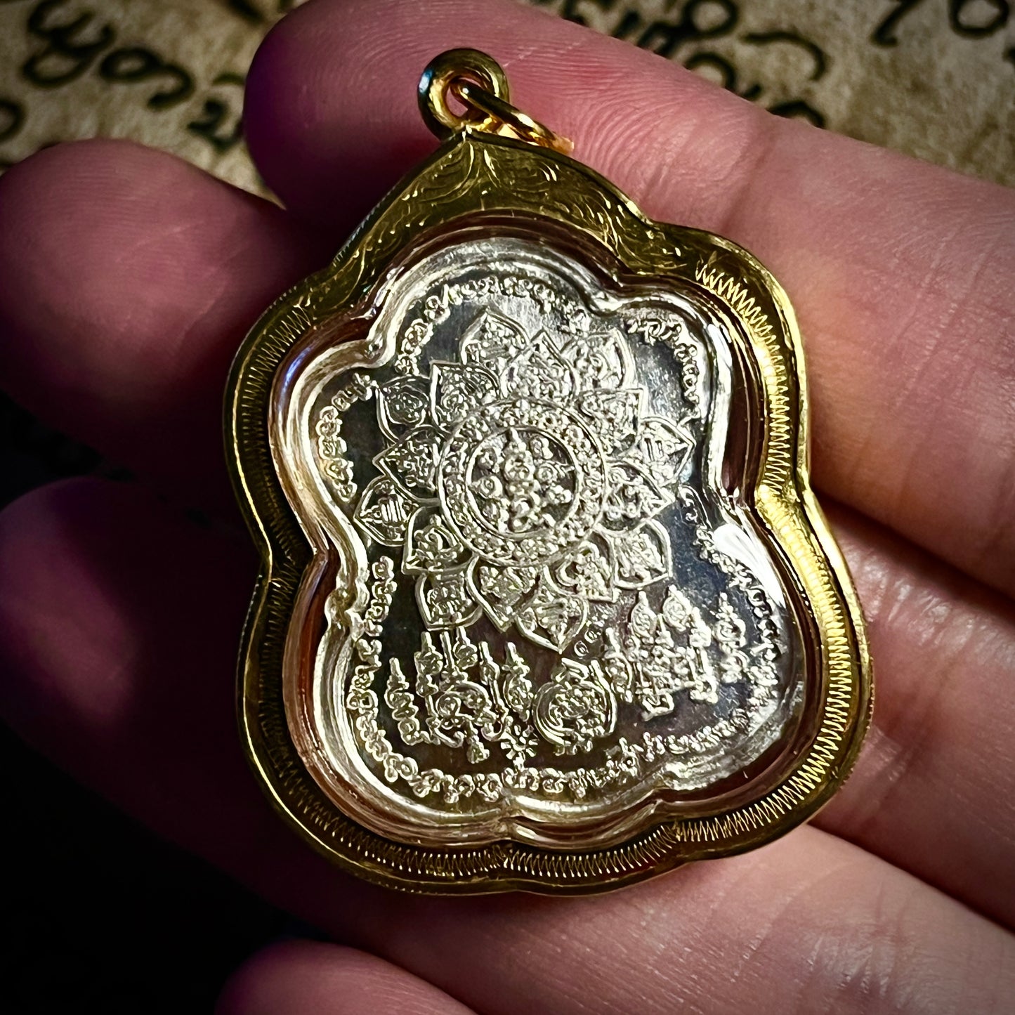 阿赞旁/婆旁·察蒙坤 莲花必打佛