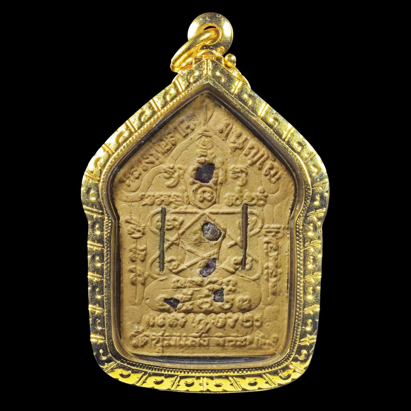 龙婆萨空 · 人缘花粉红肉派古曼坤平 错体模 2553