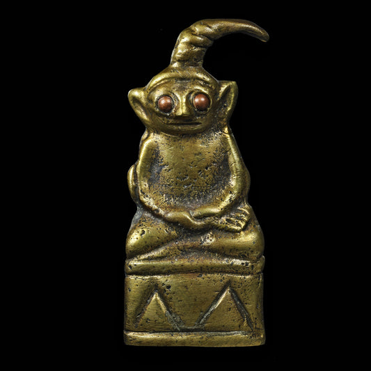 古高棉 · 铜眼拍婴 (左弯发型)