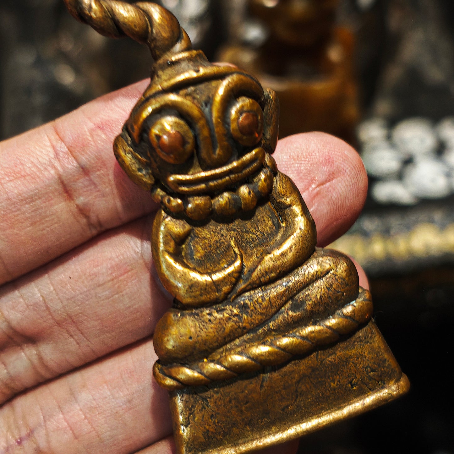 古法高棉拍婴王 (Phra Ngang) 铜眼版